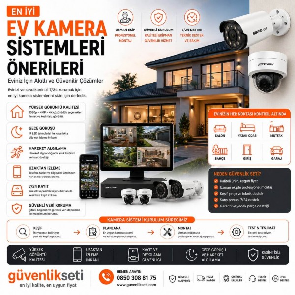 En İyi Ev Kamera Sistemleri Önerileri